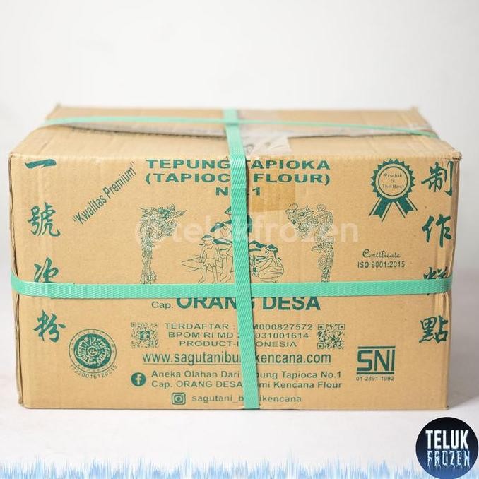 

Sagu Tani 1Kg 1 Dus Tepung Tapioka Cap Orang Desa Isi 10 Kg Tapioca
