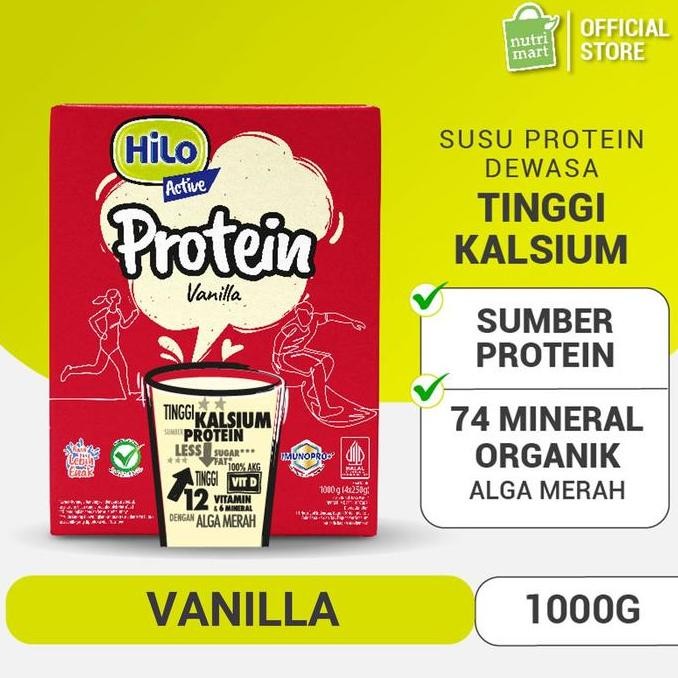 

Hilo Active Vanilla 1000G - Susu Tinggi Kalsium Lebih Rendah Lemak