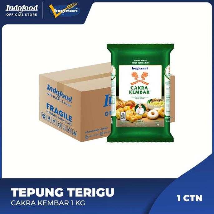 

Ctn - Tepung Terigu Cakra Kembar 1 Kg
