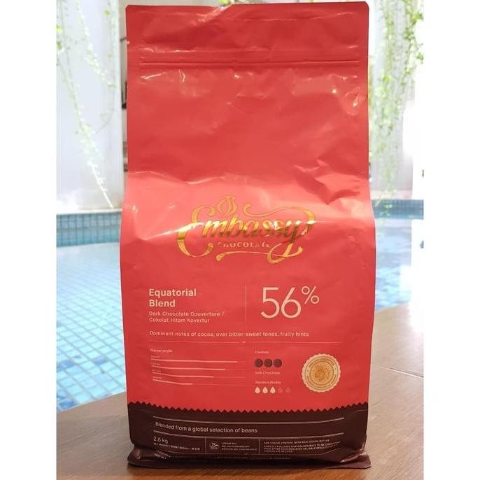 

Embassy Couverture Dark Equatorial 56% 2,5 Kg - Tulip Couverture 56%