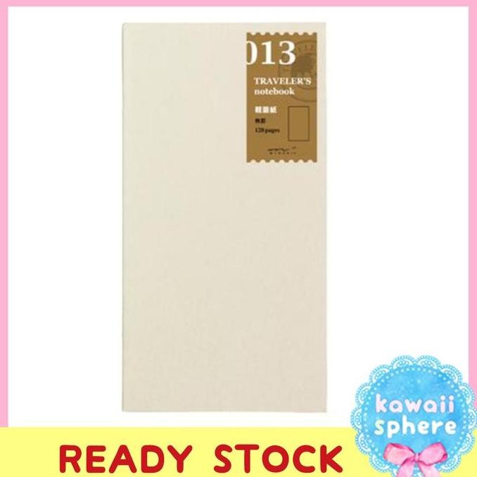 

Midori Traveler'S Notebook Refill 013 Lightweight Paper | Regular Size