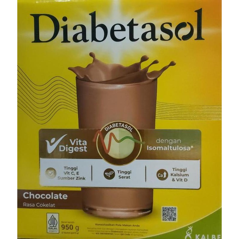 

Diabetasol Coklat 1000Gr/Diabetasol 1Kg Original/Susu Untuk Diabetes