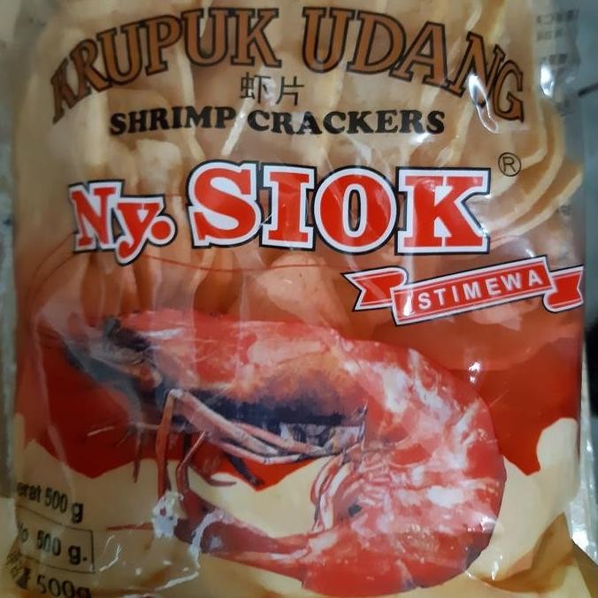 

Krupuk Udang Ny.Siok Oval 500Gram