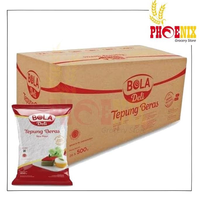 

Tepung Beras Cap Bola 1 Dus Isi 20 Bungkus @500 Gram
