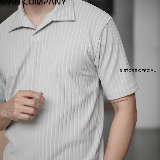 Polo Shirt Pria / Kaos Polo Knit Kerah / Baju Polo Berkerah Motif Pria