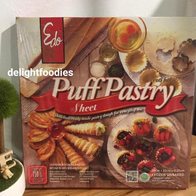 

Puff Pastry Edo Sheet / Kulit Pastry Edo