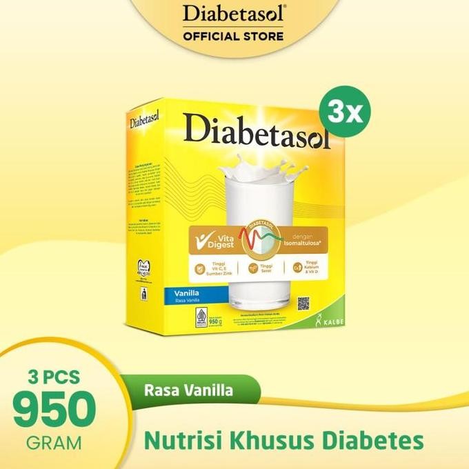 

Diabetasol Jumbo Vanilla 950G - 3 Pcs