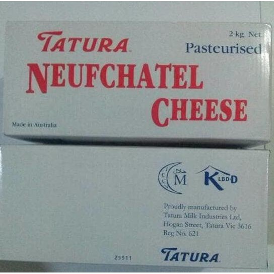 

Tatura Neufchatel Cream Cheese 2Kg Promoo