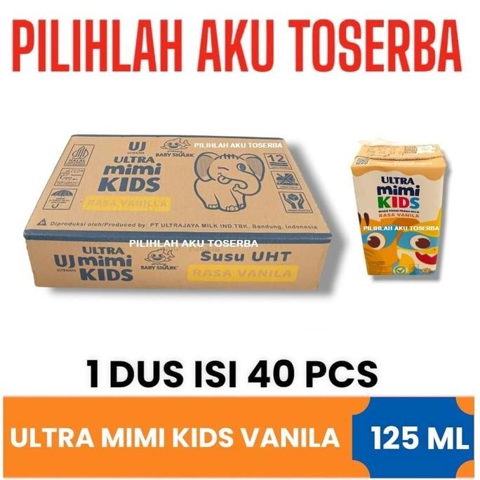 

Susu Ultra Mimi Kids (Vanila) - 125 Ml (1 Dus Isi 40)