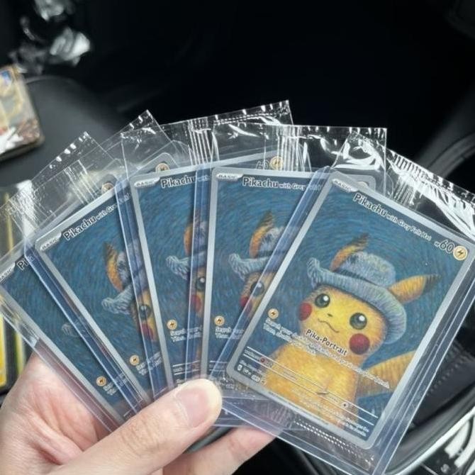 kartu TCG pikachu van gogh Rare Original