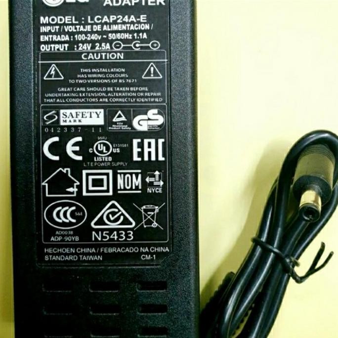 Ac Adaptor Tv Lg 24 V 2,5A Adaptor