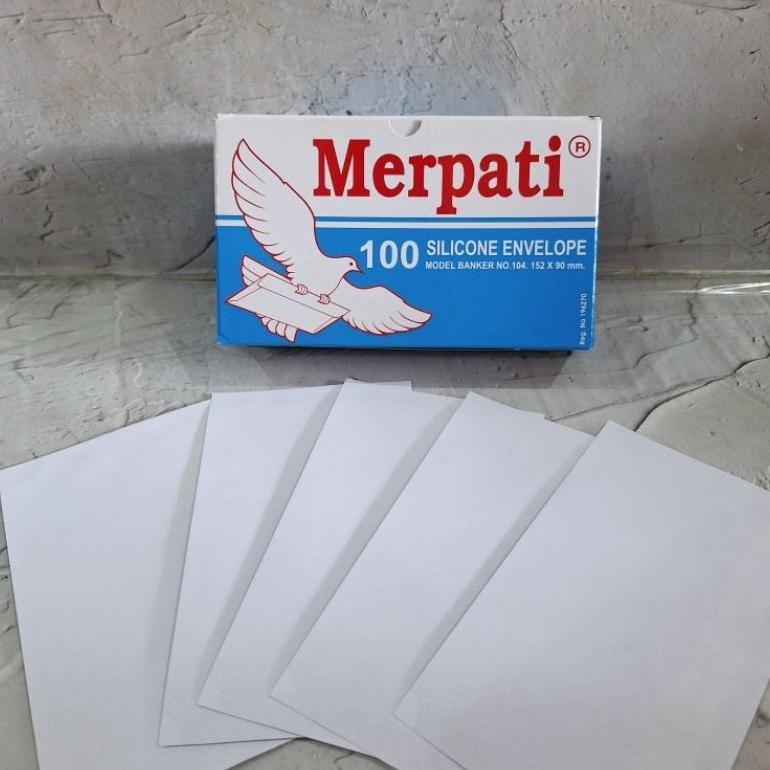 

JH8 (5pak) Amplop Merpati 104 Polos