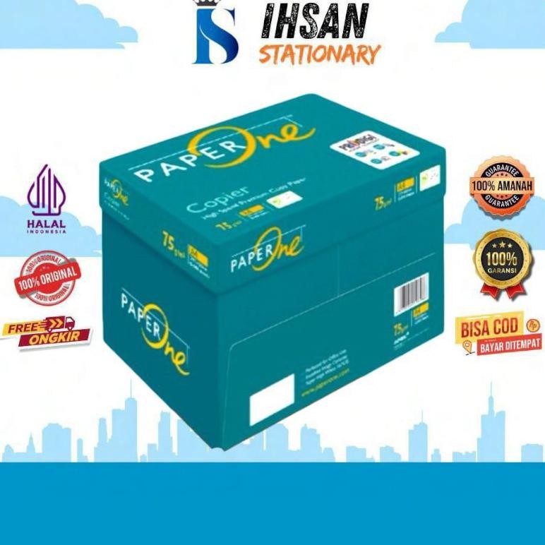 

JH8 Kertas Hvs A4 75gsm PaperOne (1 DUS)