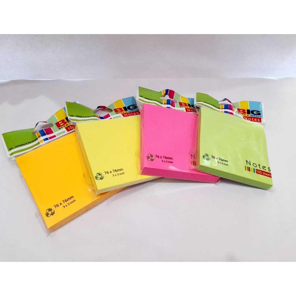 

JH8 Sticky Note Polos Memo Stick 100 Sheets Kertas Sticky Notes Tempel Buku Tulis Organizer