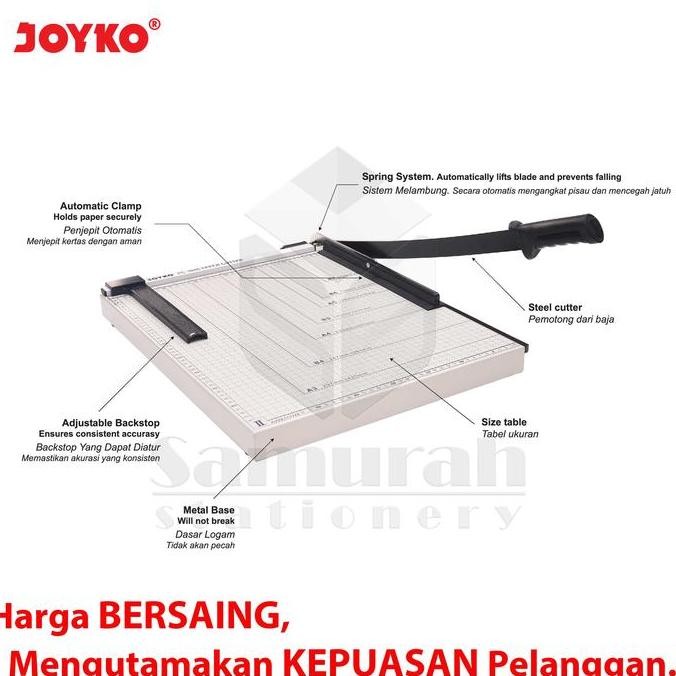 

ready !!! Paper Cutter A3 Joyko PC 3846 / Mesin Pemotong Cutting Kertas 38x46 cm / Alat Potong Kertas Foto
