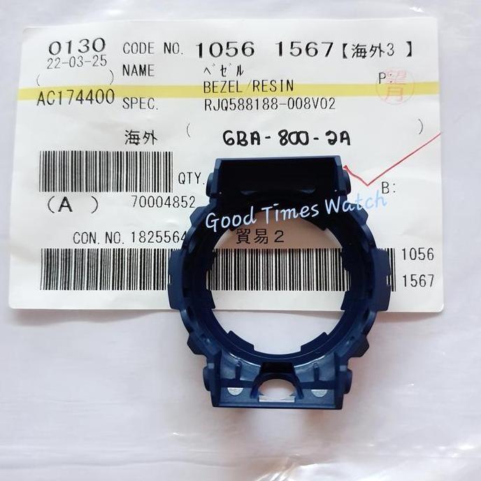 new  BEZEL G-SHOCK GBA-800-2A GBA 800 FIT GBD 800 CASIO ORIGINAL
