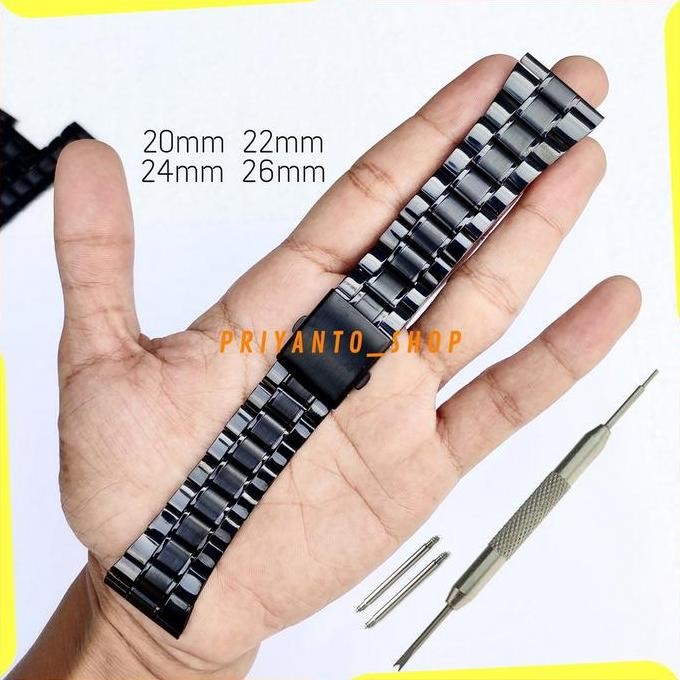 new  STRAP TALI JAM TANGAN RANTAI EXPEDITION 20MM 22MM 24MM 26MM BONUS PEN