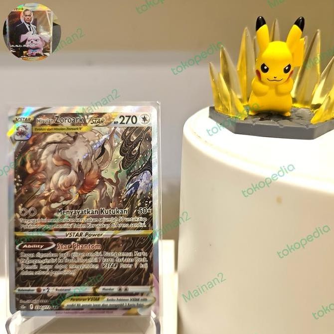 Hisuaian Zoroark vstar sar s12a pokemon vstar semesta tcg indo Rare Original