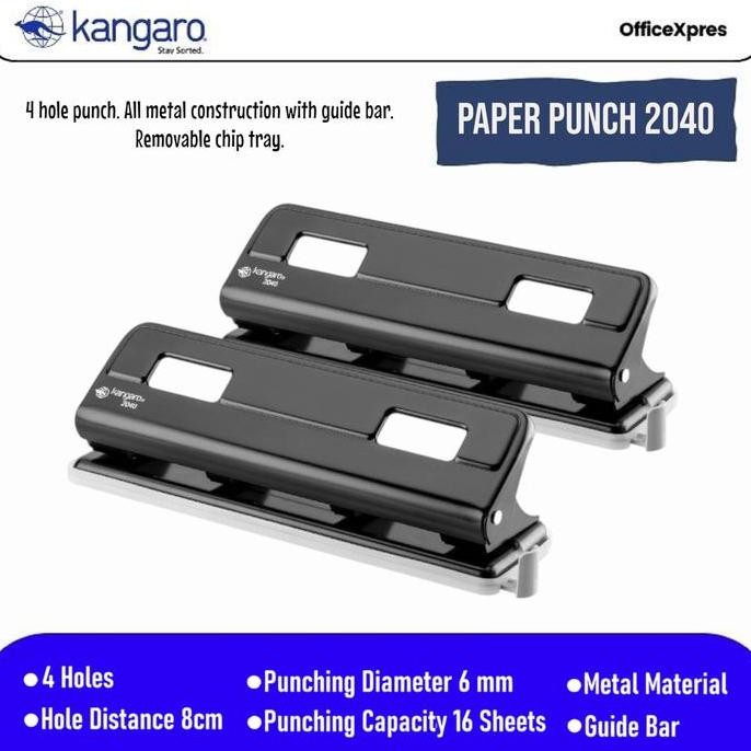 

ready !!! Kangaro Paper Punch 2040 (4 hole)