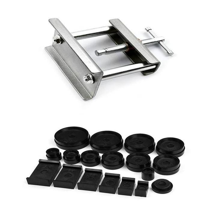 new  COD 1set Alat Reparasi Jam Tangan Alat Press Jam Tangan 18 Dies Watch Repair Tools