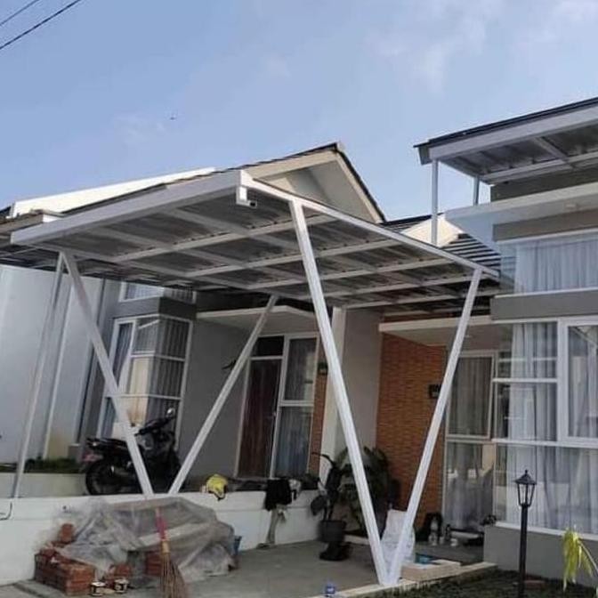 kanopy rumah murah/kanopi Garasi minimalis /balkon, ralling tangga, pa