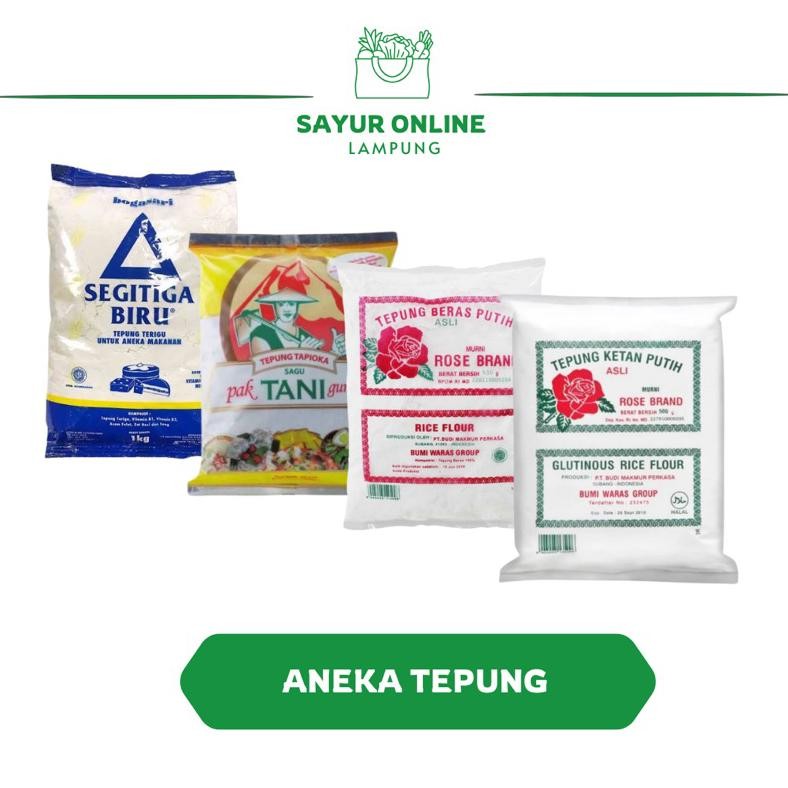 

Promo Tepung / Tepung Beras / Tepung Ketan / Tepung Tapioka - 500 Gram - Sayur Online Lampung