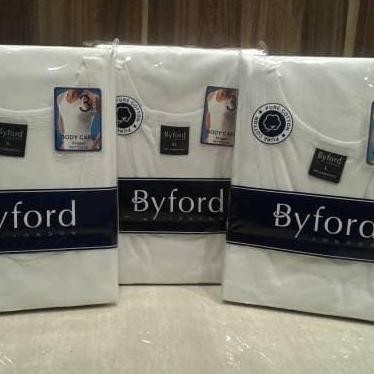 Kaos Dalam Pria Byford Singlet Isi 3 Pcs Anti Melar Kaos Murah Oblong