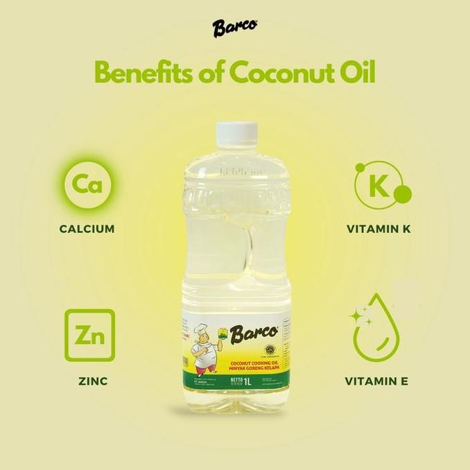 

Barco Minyak Goreng Kelapa Bottle 1 Ltr EA