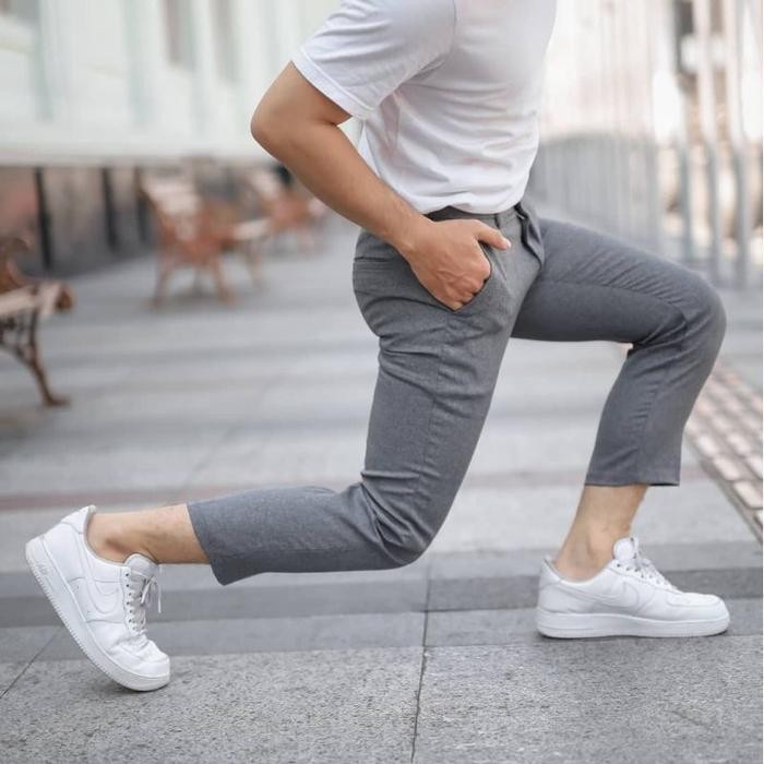 Ankle Pants Celana Panjang Casual Nyaman Melar Variant Slim Fit Formal Kerja Lagi Viral Kantor Korea
