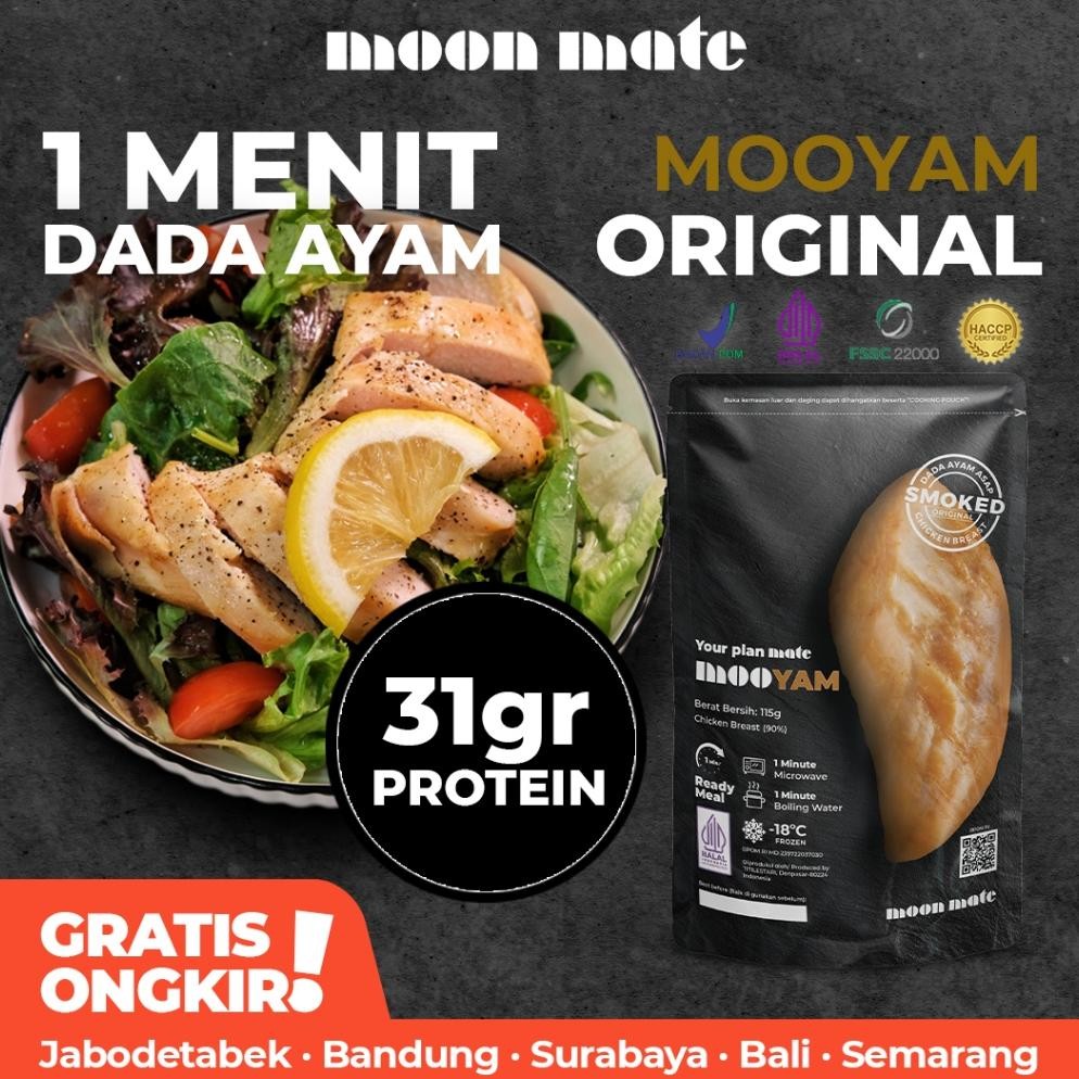 

READY STOK Moonmate - Dada Ayam Mooyam Original Protein Rendah Garam Siap kirim