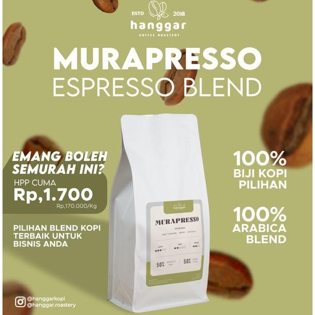 

Murapresso Espresso Blend Full Arabika Kopi