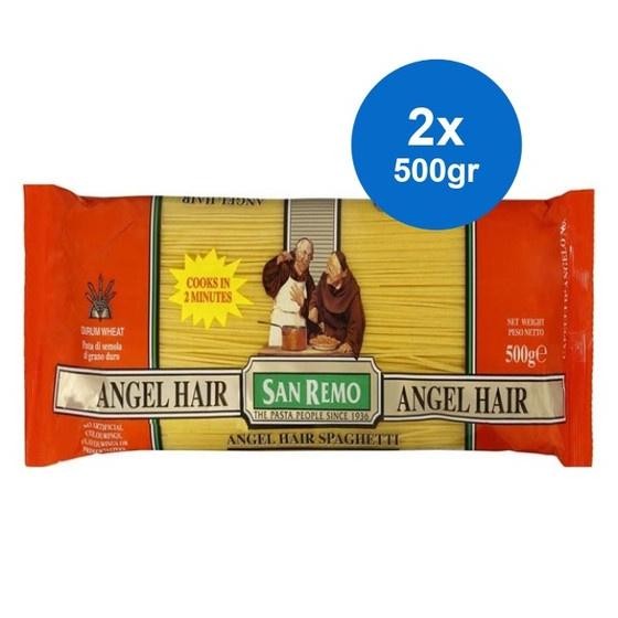 

San Remo Pasta N Angel Hair Spaghetti 2 X Gr