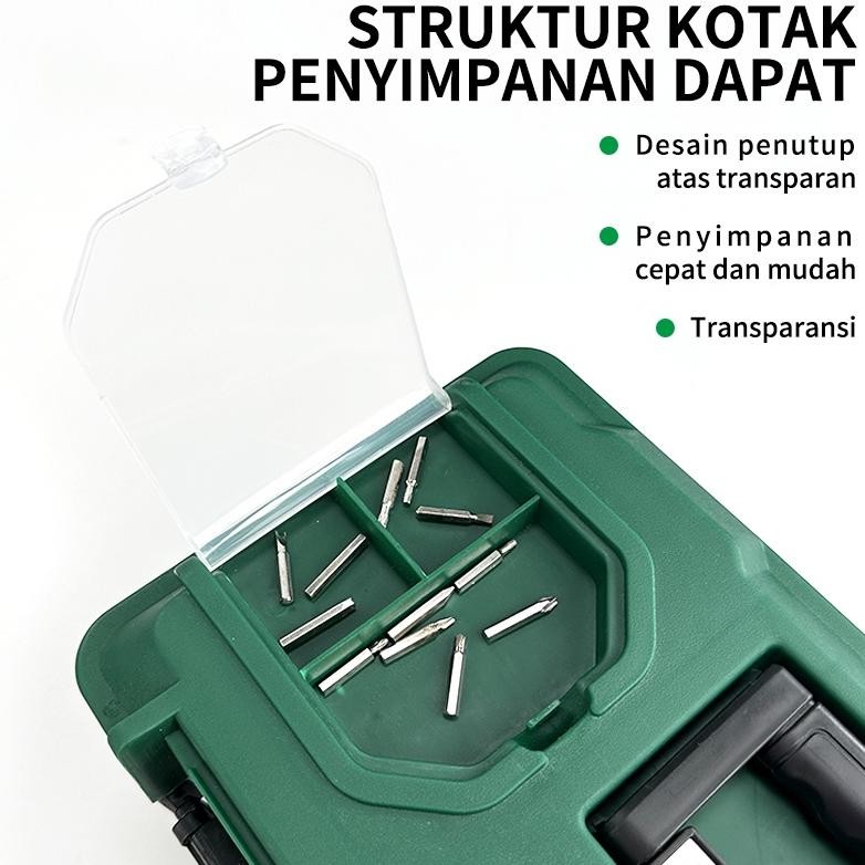 ISKU Tool Box Besar Plastik 14 15 17 18 19 20 Inch Bahan Pp Tools Box Kotak Peralatan Besi /Tool Box