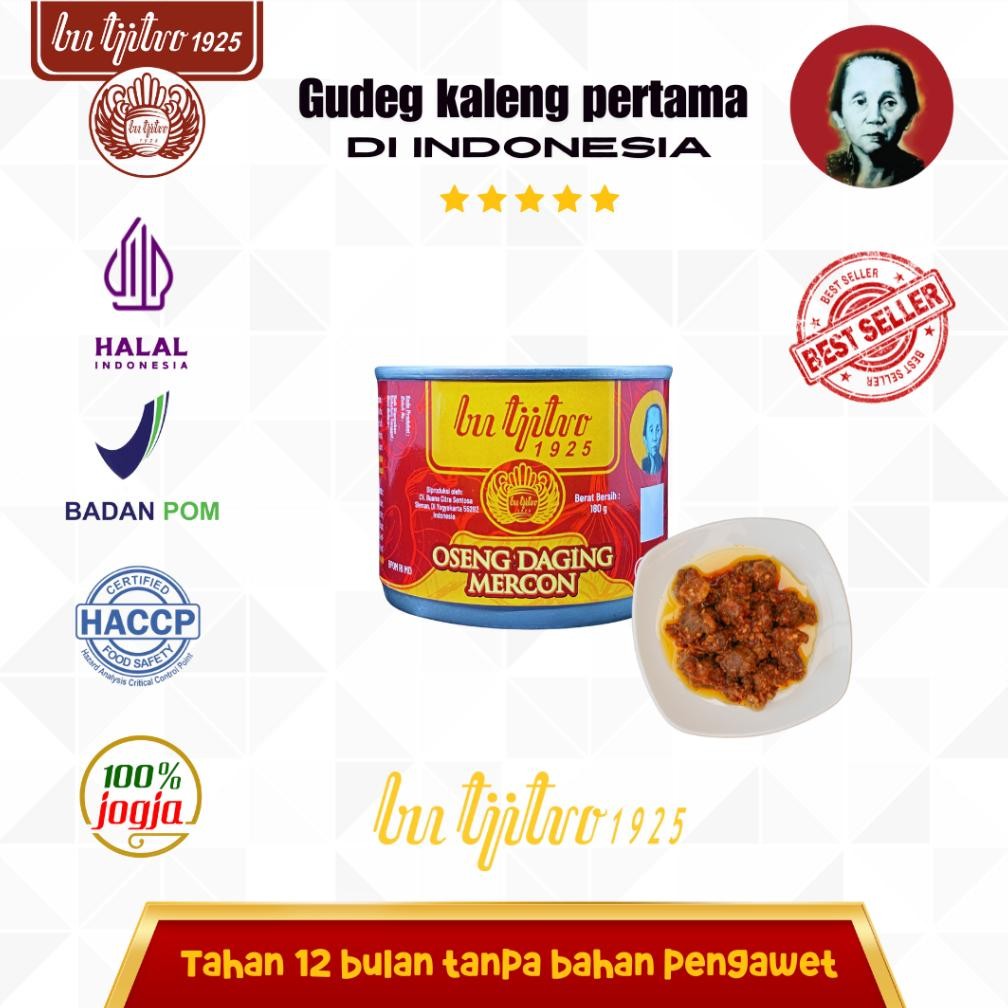 

READY STOK Oseng Oseng Daging Mercon Bu Tjitro 1925 Siap kirim