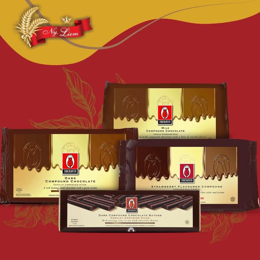 

Eelic Tulip Chocolate Compound / Dark / Milk / White 1Kg New! Ja-121