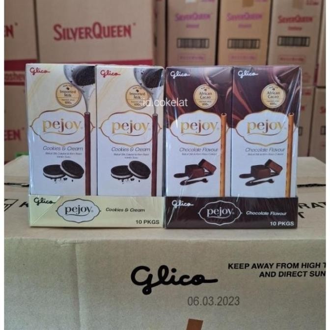 

Cod Pocky 1 Box (Isi 10) Glico Mini Stick Coklat 22Gr / Strawberry / Cookies Cream / Pejoy 20Gr / Glico Alfie An-6