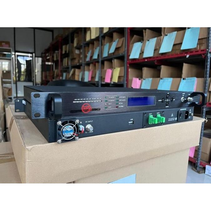 Catv Transmiter 19" 1550Nm Rf To Optical Tv Kabel New Stok