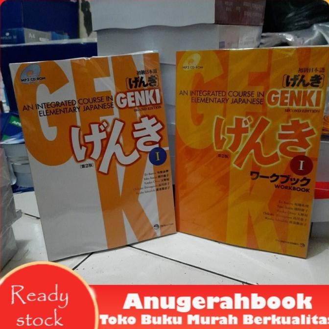 JH8 PROMO GENKI 1 An Integrated Course in Elementary Japanese Text book and Wor