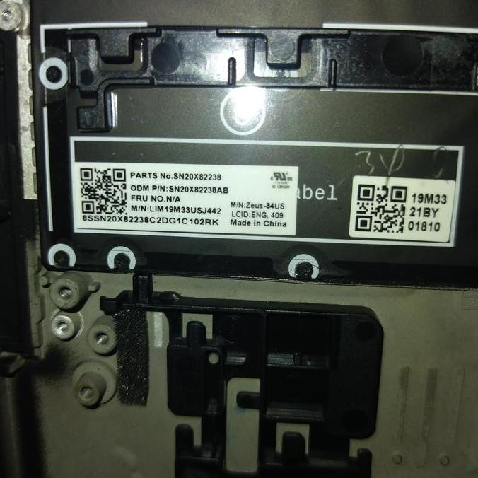 Lenovo Thinkpad X1 Nano Gen 1 Palmrest Keyboard Cover Us New Stok