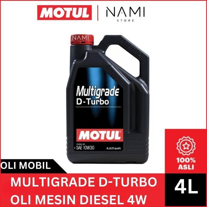Ogs *Motul Multigrade D-Turbo (4L) Galon* Oli Mesin Mobil Diesel - Original