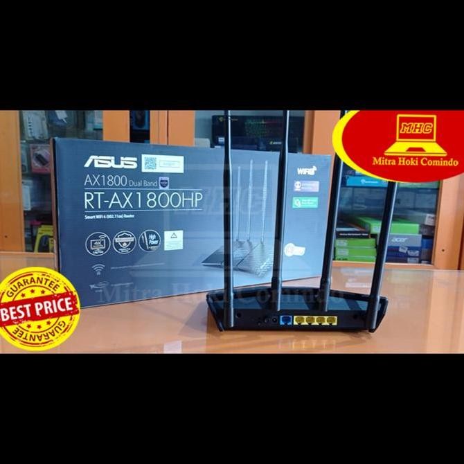 Wireless Router Asus Rt-Ax1800Hp Wifi Router Asus Rt-Ax1800Hp New Stok
