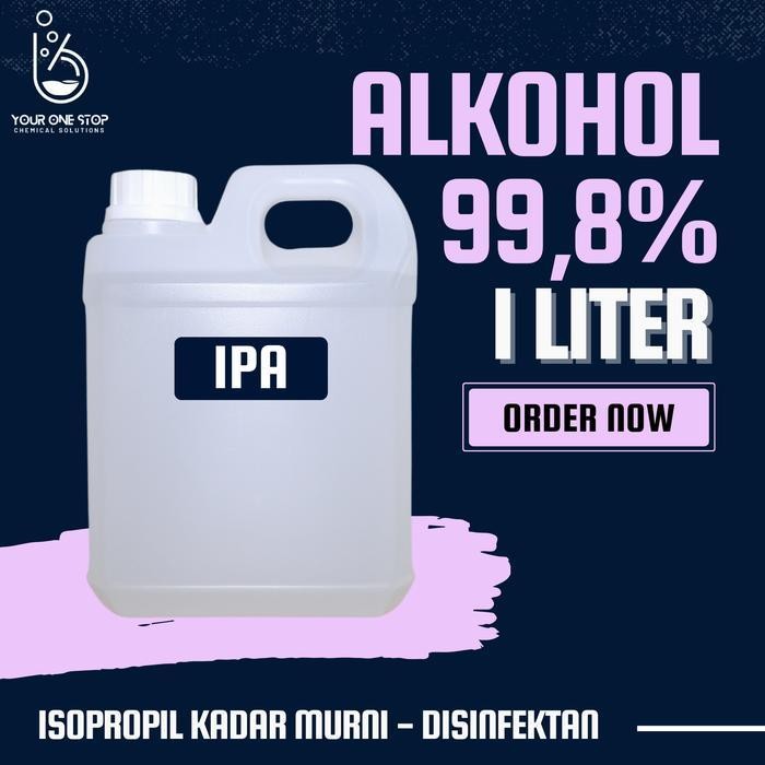 Isopropyl Alcohol / Alkohol Disinfektan / Isopropil Alkohol / Ipa