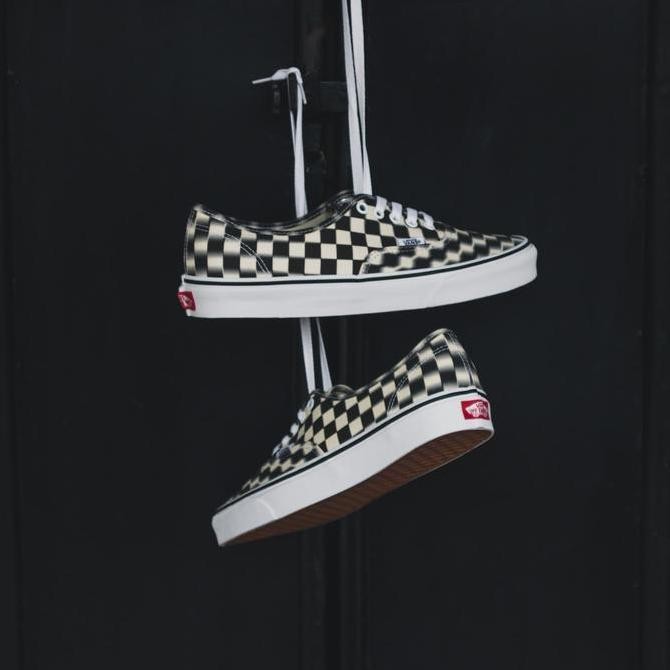 Vans Authentic Blur Checker (Best Quality)