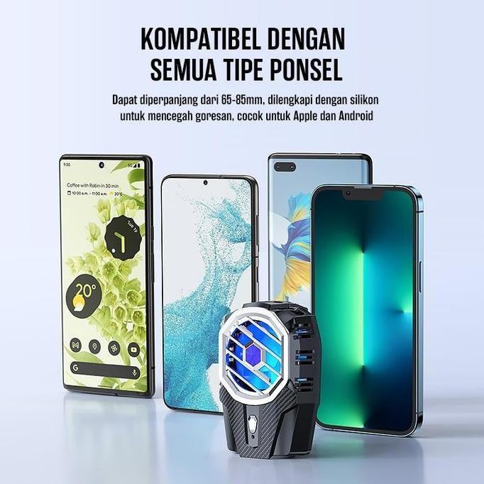 Gamen Gmr05 Fan Cooler Radiator Kipas Pendingin Hp Cooling Baterai New Stok