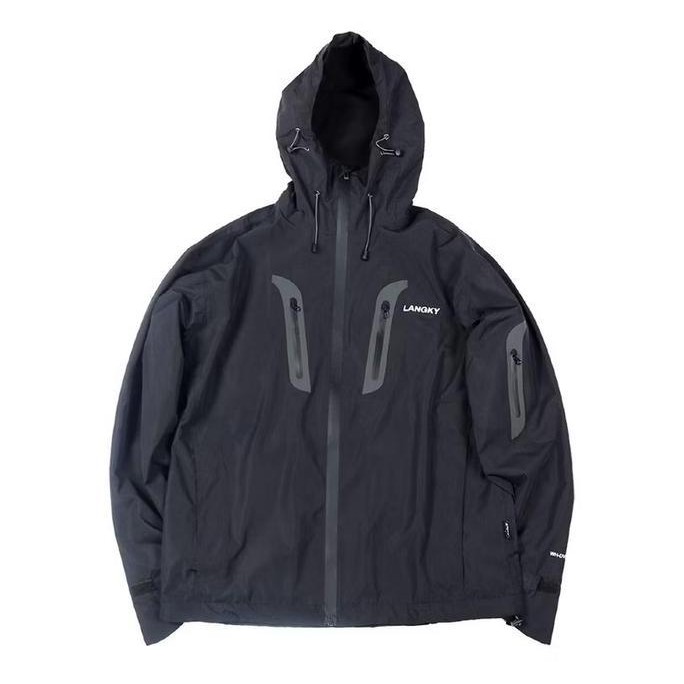 Jaket Outdoor Waterprooft Anti Air Anti Angin Langky Hews Summit Blazer Co