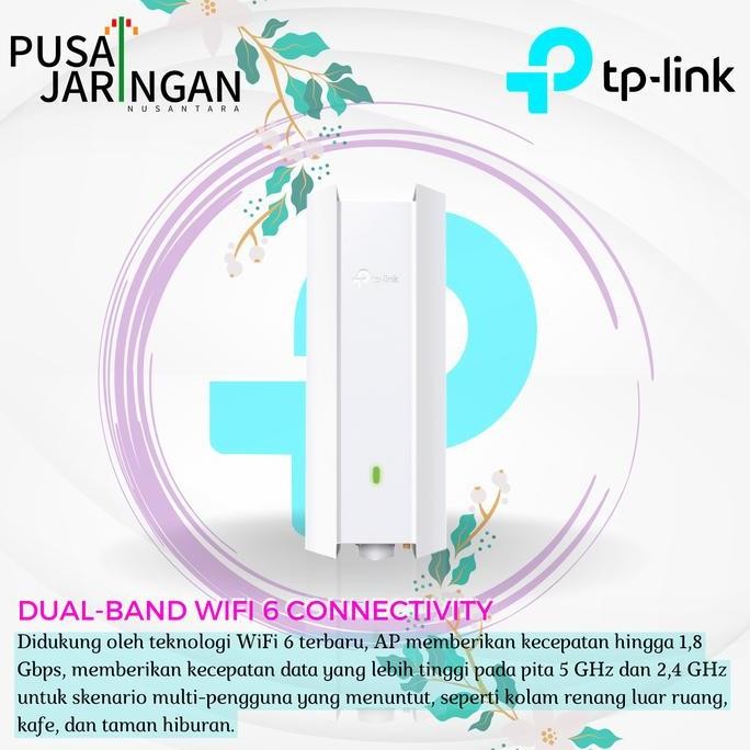 Tp-Link Eap610 Outdoor Ax1800 Indoor/Outdoor Wifi 6 Ap New Stok