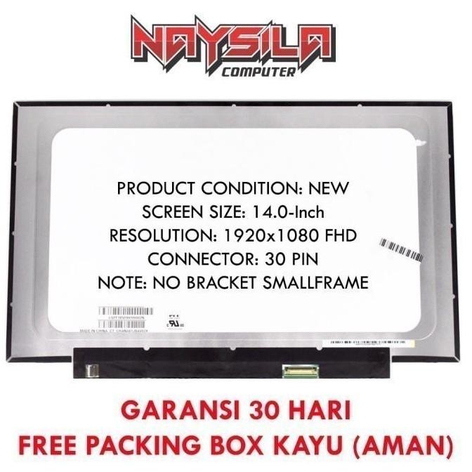 Lcd Nv140Fhm-N4V , Nv140Fhm-N4X , Nv140Fhm-N61 , Nt140Fhm-N43 V8.0 New Stok