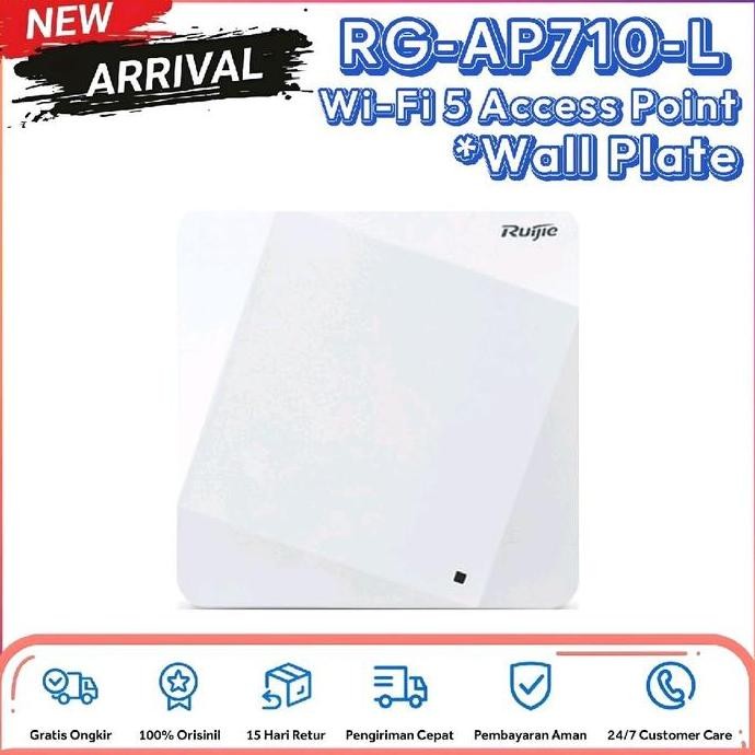 Ruijie Rg-Ap710-L Wi-Fi 5 Dual Radio Gigabit Wall Plate Ceiling Indoor Access Point New Stok