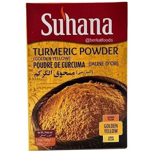 

paling diminati] Turmeric Powder Suhana / Haldi Golden Yellow Manjal Curcuma / Kunyit Bubuk Murni Kurkum