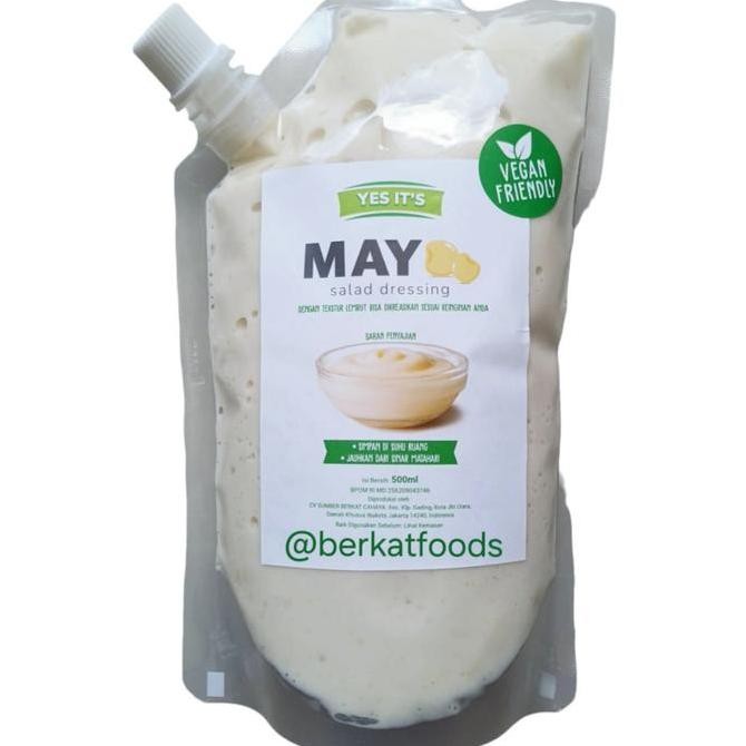 

%$%$%$%$] Vegan Mayo Soya Salad Dressing Yes / Vegetarian Mayonaise / Mayonnaise Kedelai Tanpa Telur Dairy Bawang